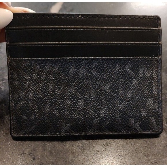 Michael Kors Card Holder Wallet Used Black/Red/White Used - Picture 4 of 9